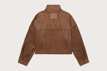 FUNNEL NECK SUEDE JACKET
