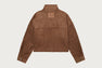 FUNNEL NECK SUEDE JACKET