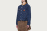 LINE CAMO DENIM JACKET