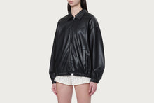 HEART RIVET FAUX LEATHER JACKET