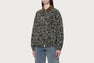 TONAL CAMO HEART RIVET WASHED JACKET