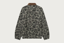 TONAL CAMO HEART RIVET WASHED JACKET