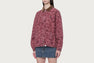 TONAL CAMO HEART RIVET WASHED JACKET