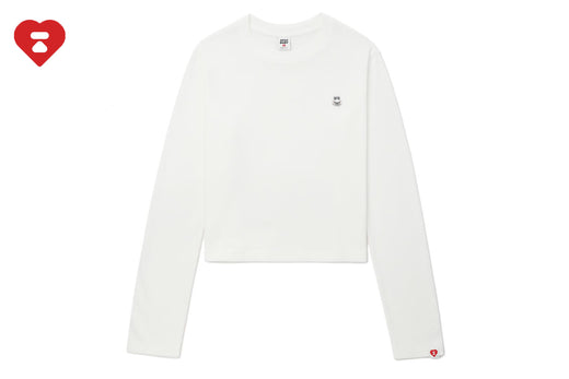 BABY DOPPY BADGE LONG SLEEVE T-SHIRT