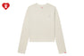 HEART BADGE PIGMENT DYE LONG SLEEVE T-SHIRT