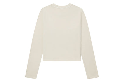 HEART BADGE PIGMENT DYE LONG SLEEVE T-SHIRT