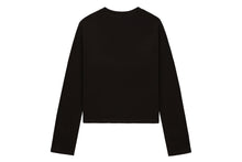 HEART BADGE PIGMENT DYE LONG SLEEVE T-SHIRT