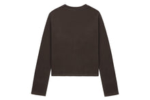 HEART BADGE PIGMENT DYE LONG SLEEVE T-SHIRT