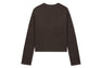 HEART BADGE PIGMENT DYE LONG SLEEVE T-SHIRT