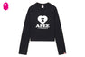 HEART PRINTED LONG SLEEVE T-SHIRT