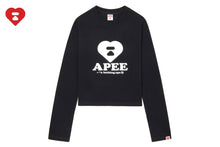 HEART PRINTED LONG SLEEVE T-SHIRT