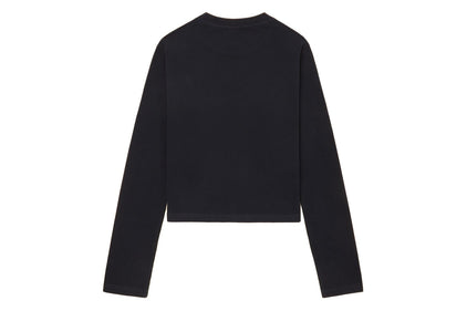 HEART PRINTED LONG SLEEVE T-SHIRT