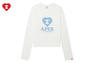 HEART PRINTED LONG SLEEVE T-SHIRT
