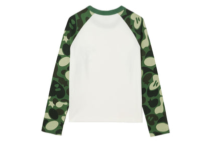 CAMO RAGLAN LONG SLEEVE T-SHIRT