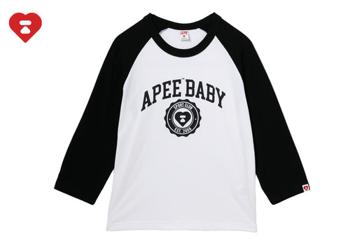 APEE BABY PRINT RAGLAN LS TEE