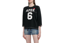 APPLIQUE PATCH AND HEART EMBROIDERY LS TEE