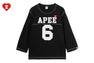 APPLIQUE PATCH AND HEART EMBROIDERY LS TEE