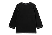 APPLIQUE PATCH AND HEART EMBROIDERY LS TEE
