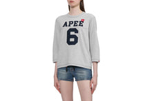APPLIQUE PATCH AND HEART EMBROIDERY LS TEE
