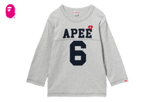 APPLIQUE PATCH AND HEART EMBROIDERY LS TEE