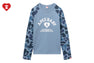 CAMO SLEEVES RAGLAN LS TEE