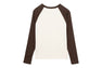 HEART BADGE RAGLAN LS TEE
