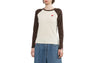 HEART BADGE RAGLAN LS TEE