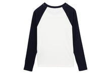 HEART BADGE RAGLAN LS TEE