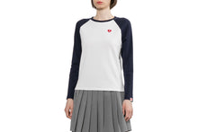 HEART BADGE RAGLAN LS TEE