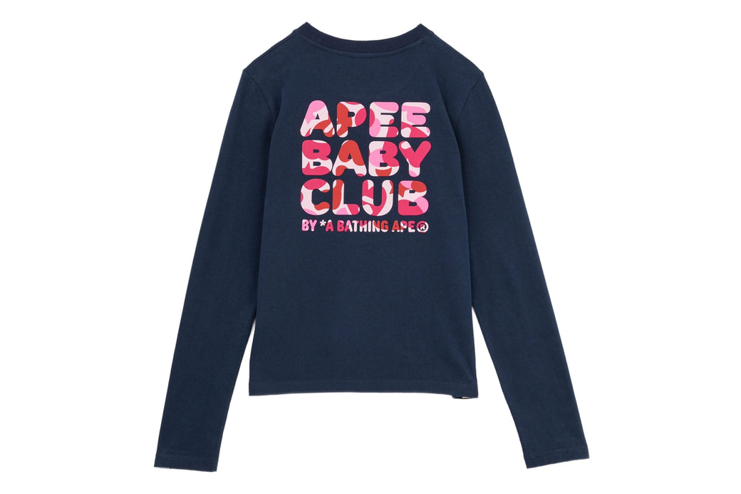 CAMO APEE BABY PRINTED LS TEE #1 | bape.com