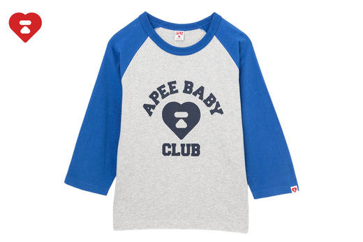 APEE BABY PRINT RAGLAN LS TEE