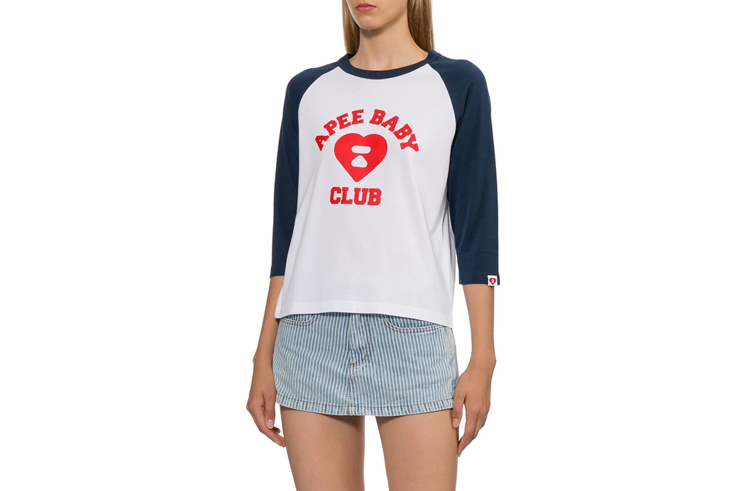 APEE BABY PRINT RAGLAN LS TEE | bape.com
