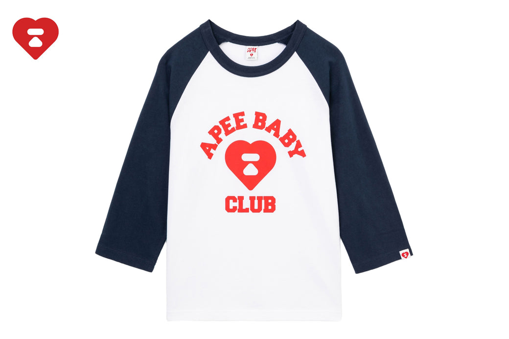 APEE BABY PRINT RAGLAN LS TEE | bape.com