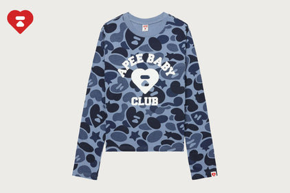 CAMO APEE BABY PRINTED LS TEE #4