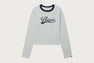 RINGER RUBBER PRINT LS TEE