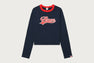 RINGER RUBBER PRINT LS TEE