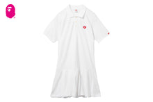 HEART BADGE POLO DRESS