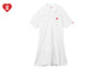 HEART BADGE POLO DRESS