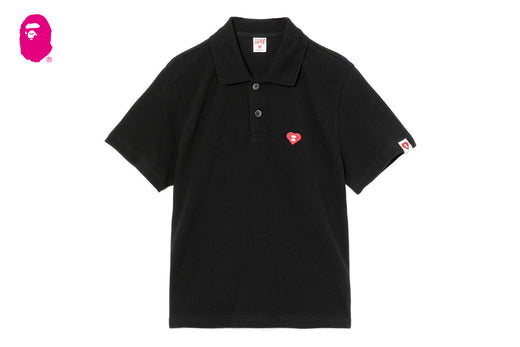HEART BADGE POLO SHIRT