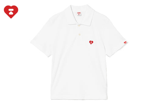 HEART BADGE POLO SHIRT