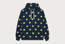 MILOSTA MONOGRAM PULLOVER HOODIE