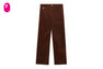 PU BADGE CORDUROY PANTS