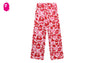 HEART BADGE CAMO SWEAT PANTS