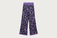 LEOPARD KNIT PANTS