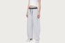APEE LAYERED KNIFE SHAPED PANTS