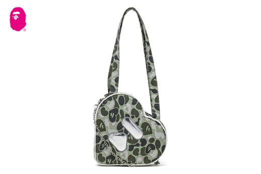 LOGO HEART SHAPE BAG GRN