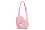 LOGO HEART SHAPE BAG PNK