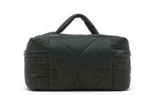 QUILITED HEART MONOGRAM COSMETIC BAG