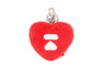 APEE HEART FURRY COINS BAG KEYRING