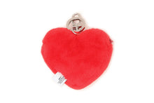 APEE HEART FURRY COINS BAG KEYRING